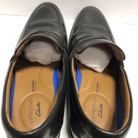 Clarks Men’s Whiddon Black Slip-On Loafer Size 12M main image 4